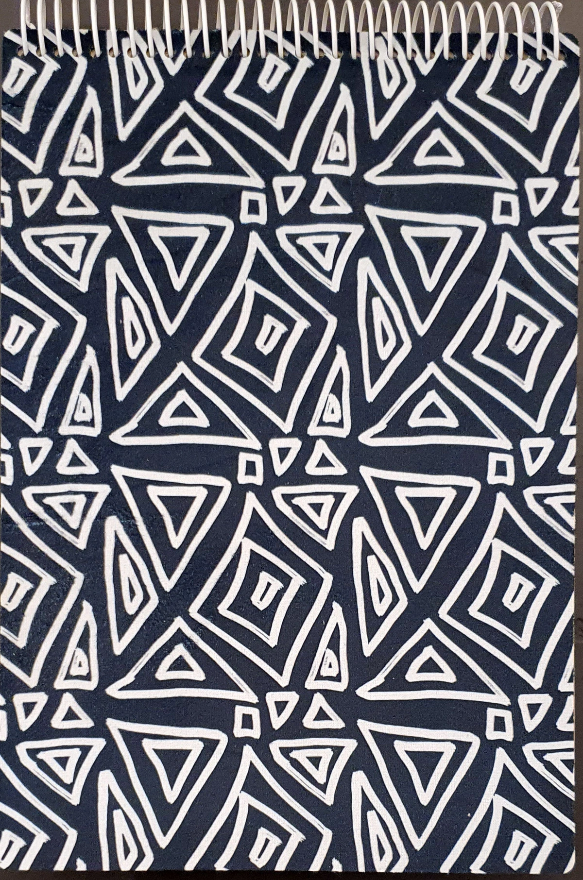 دفتر طراحی A4 پترن آبی  (کپی) 