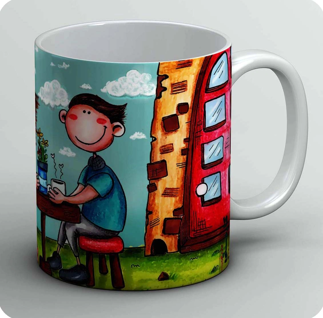 ماگ بعداز ظهر تابستانی