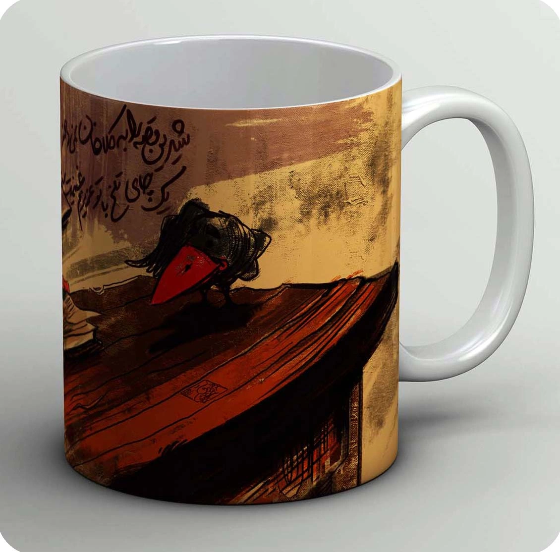 ماگ یک شب خیال چشم تو دیدم (کپی) 