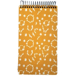 دفتر سنجاقک پترن زرد