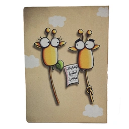 کلاسور 26 حلقه پترن زرد