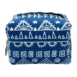 کیف فندقی پترن آبی