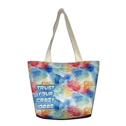  کیف دوشی دکمه دار Trust your crazy idea