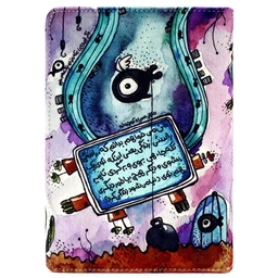 دفتر جلد سخت متوسط ماهی سیاه