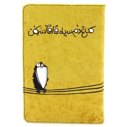 دفتر جلد سخت متوسط کلاغ دم سیاه