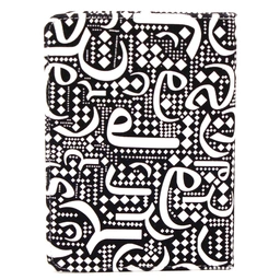 دفتر جلد سخت متوسط حروف سیاه