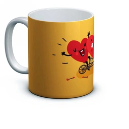 ماگ دو قلب عاشق