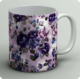 ماگ گل بنفش