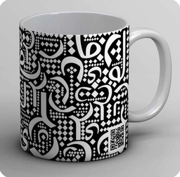 ماگ حروف سیاه