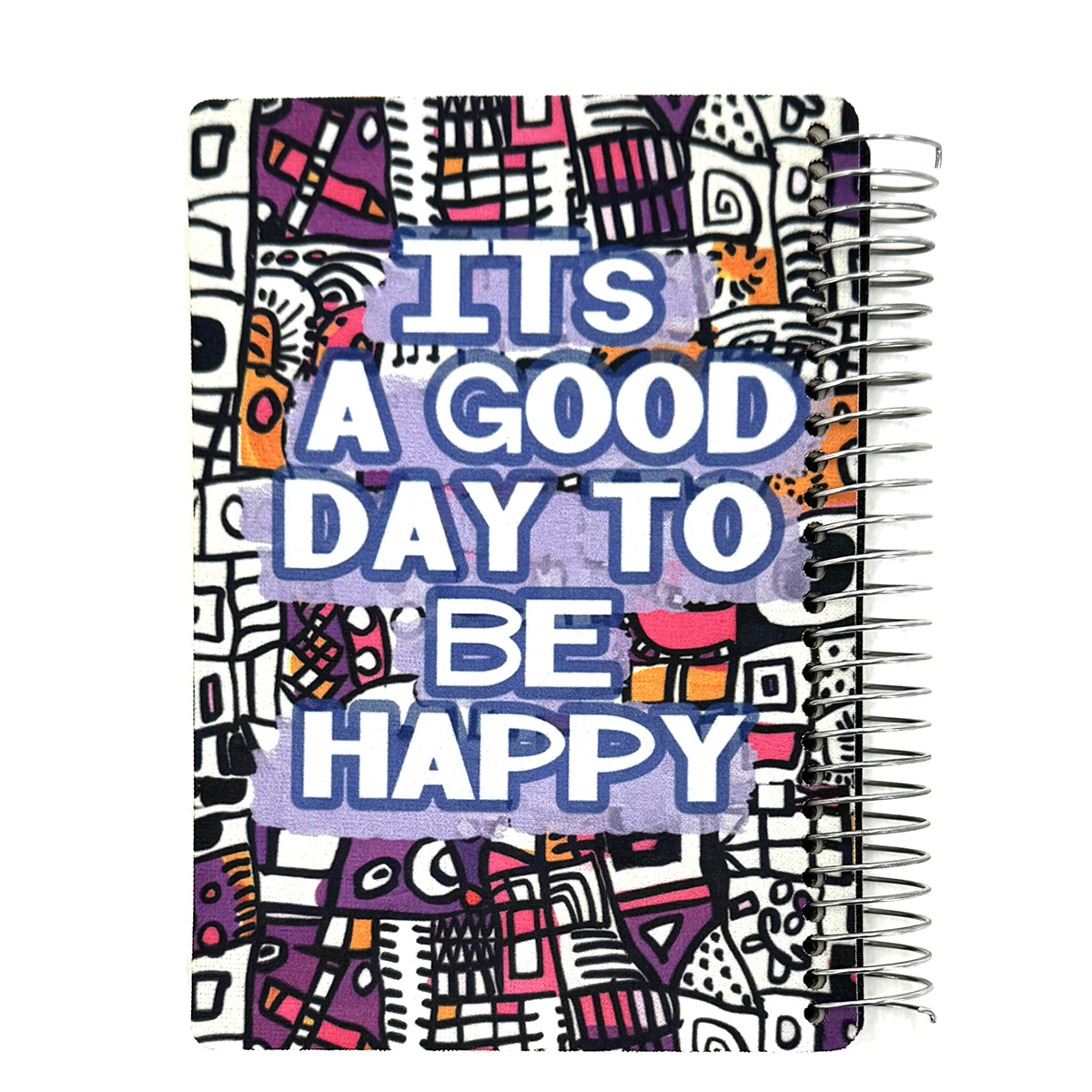 دفتر پروانه خط دار Its a good day to be happy